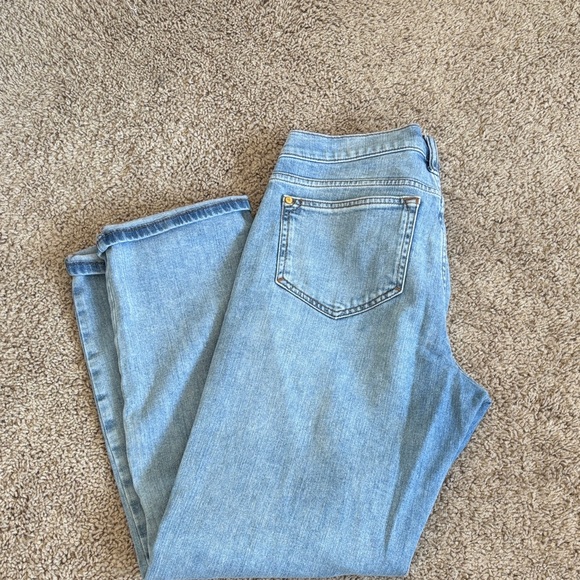 Pilcro Light Blue Straight Leg Jeans - Picture 3 of 3